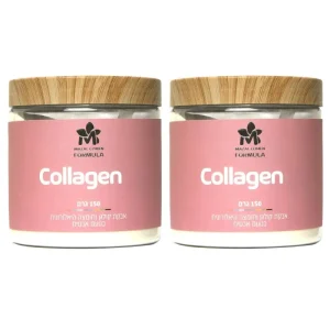 אבקת קולגן לעור פנים חלק וצעיר (2 יח׳)